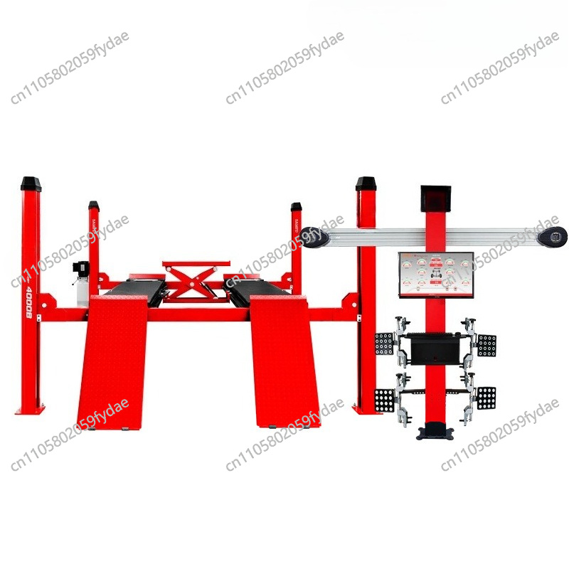 Gardening Tools Repair Shop - ลิฟต์ยกรถแบบสี่เสา ลิฟต์ยกรถยนต์ ลิฟต์ตั้งศูนย์ล้อ 3D แบบสี่ล้อ รับน้ำหนัก
