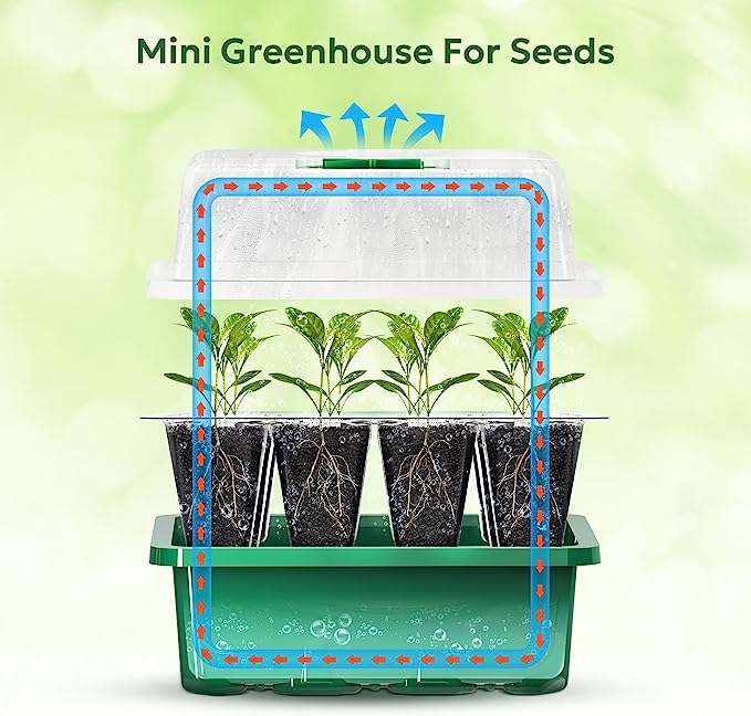 4แพ็ค40ช่องชุดเพาะเมล็ดพืชถาดเ - Seed Starter Trays บทวิจารณ์และราคา