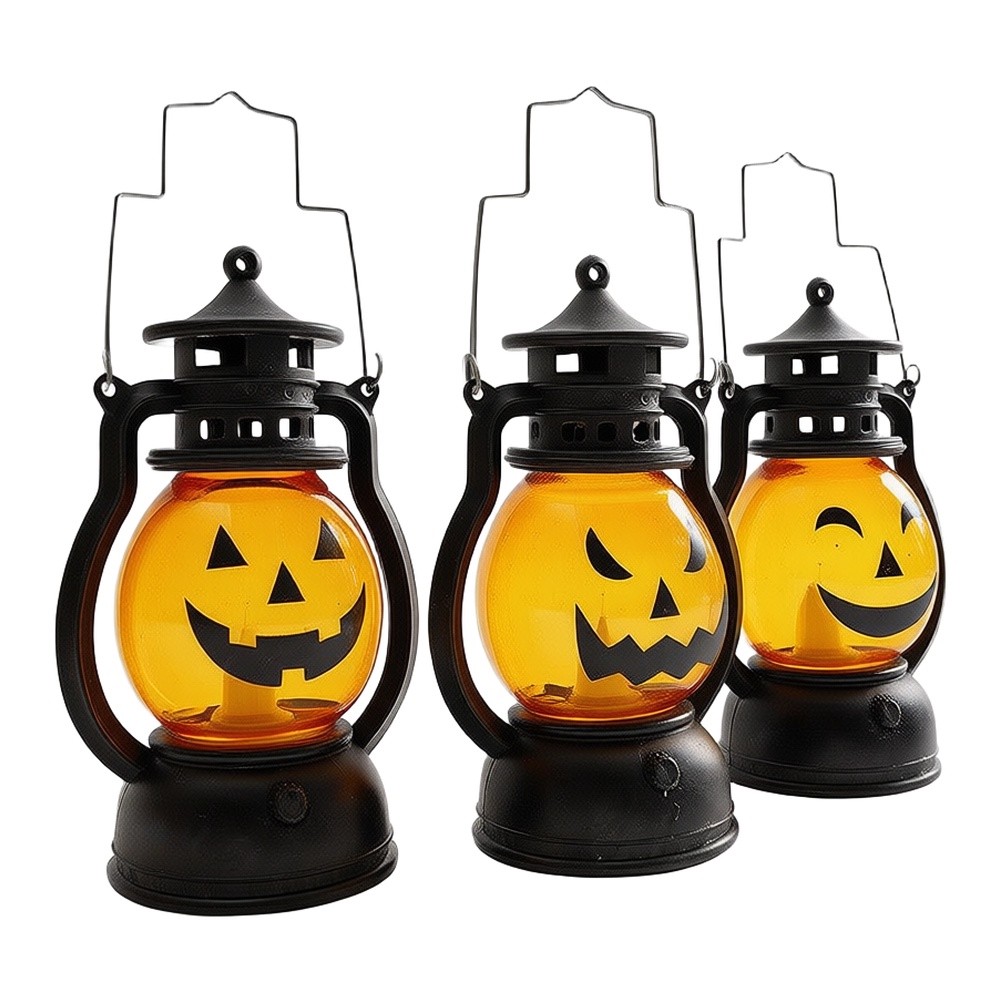 โคมไฟฟักทอง LED 3 ชิ้น สีเหลือ - Gardening Tools Yellow บทวิจารณ์และราคา