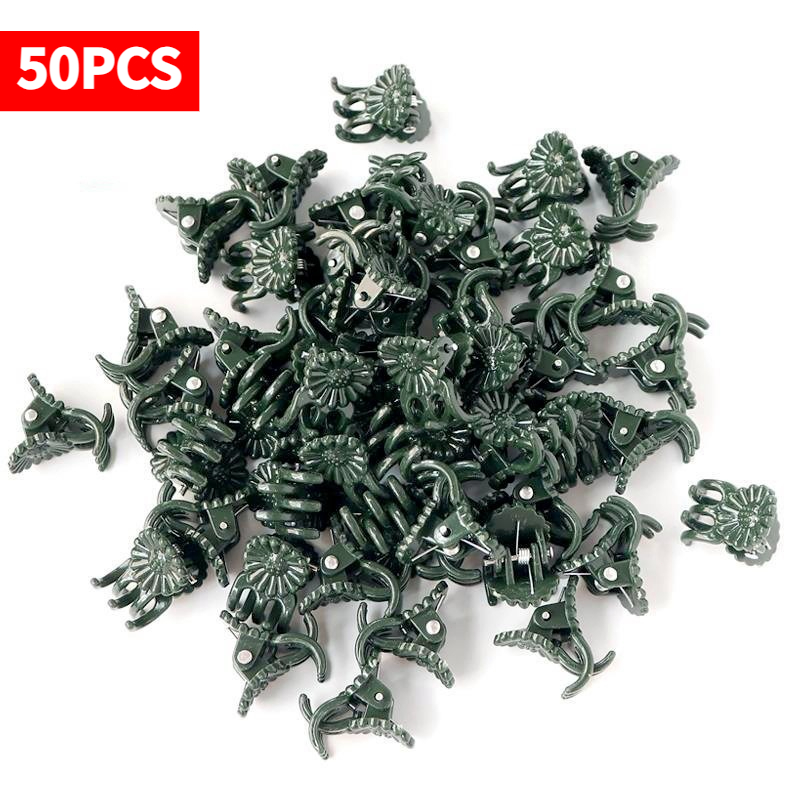 คลิปหนีบต้นไม้สีเขียวเข้มแบบ 5 - Gardening Tools For Vines บทวิจารณ์และราคา