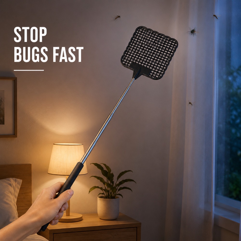 ไม้ตีแมลงวันสีดำ 1/2/5 ชิ้น แบ - Gardening Tools And Uses บทวิจารณ์และราคา