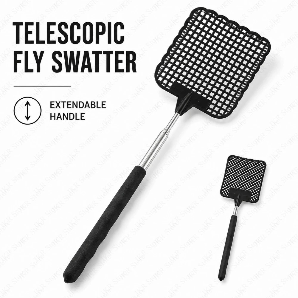 ไม้ตีแมลงวันสีดำ 1/2/5 ชิ้น แบ - Gardening Tools And Uses บทวิจารณ์และราคา