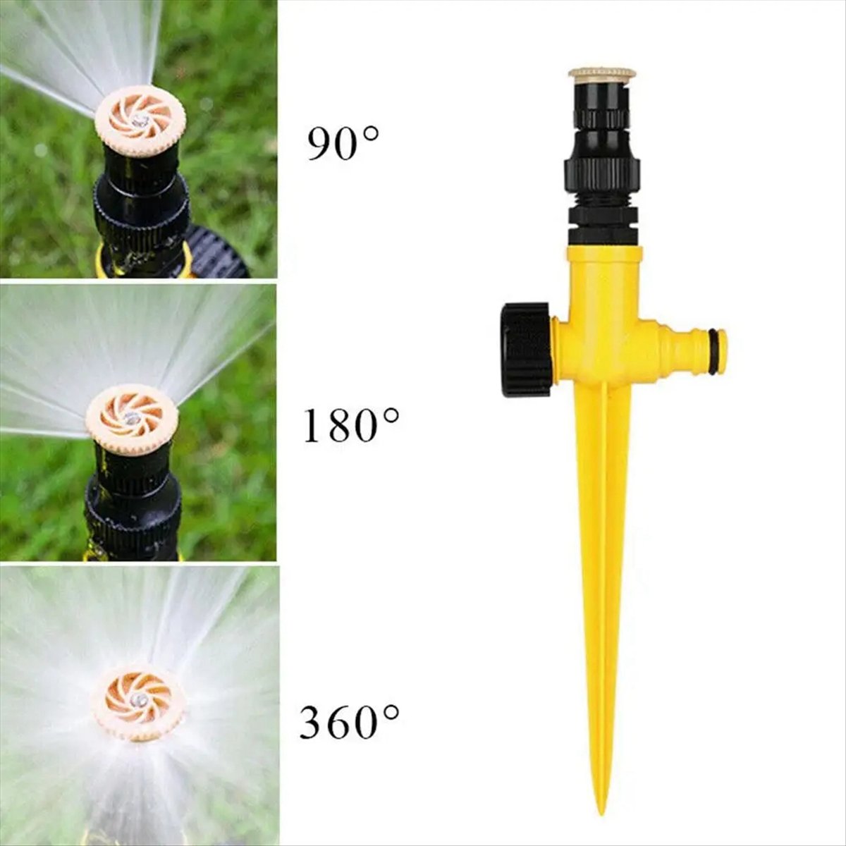 สปริงเกอร์รดน้ำต้นไม้ AT16 360 - Gardening Tools Yellow บทวิจารณ์และราคา