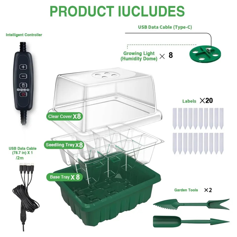 ไฟปลูกต้นไม้แบบ Full Spectrum  - Seed Starter Trays บทวิจารณ์และราคา