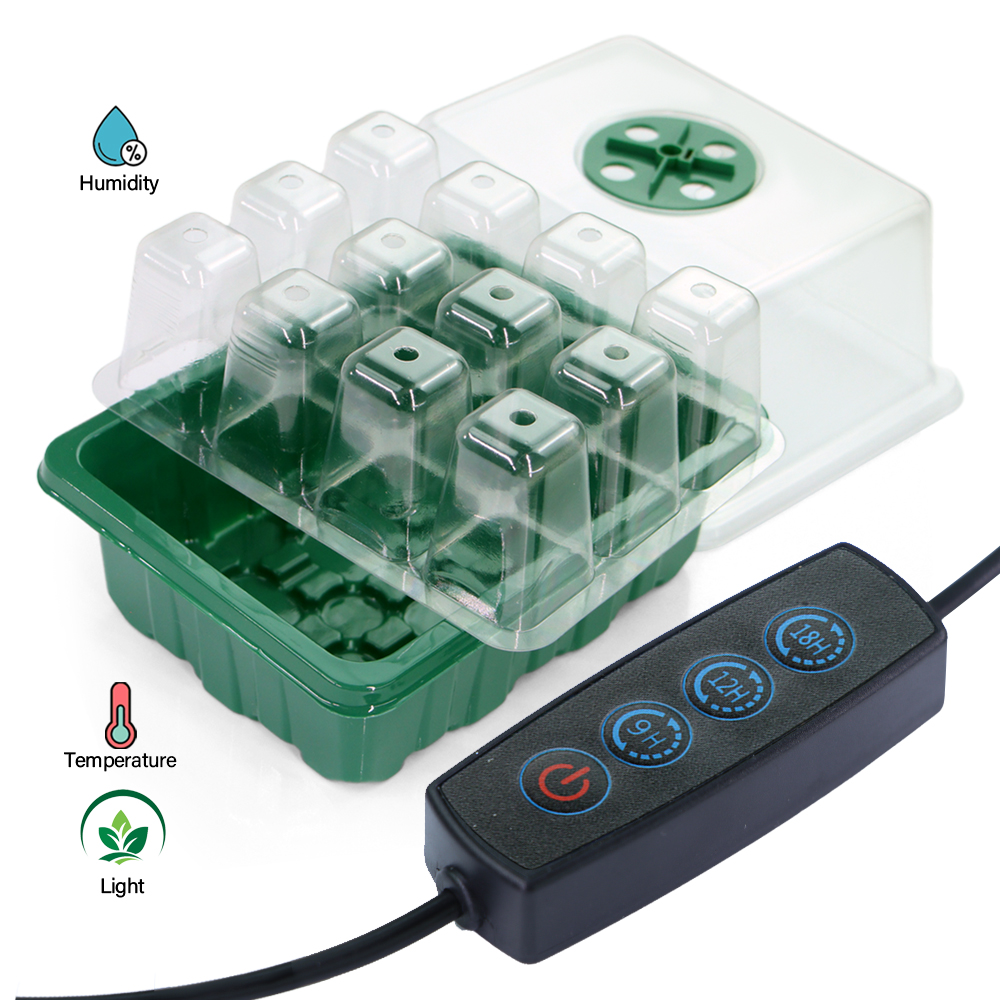 LED เนอสเซอรี่หม้อ Grow Light  - Seed Starter Trays บทวิจารณ์และราคา