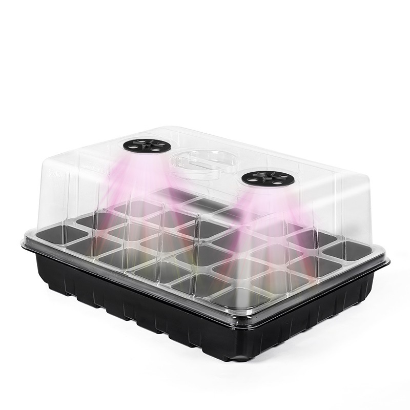 ชุดเริ่มต้นเพาะเมล็ดพร้อมไฟปลู - Seed Starter Trays บทวิจารณ์และราคา