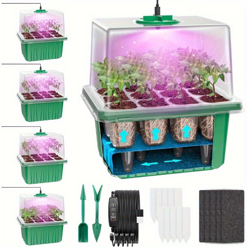 LED Grow Light สวนดอกไม้ Succu - Seed Starter Trays บทวิจารณ์และราคา