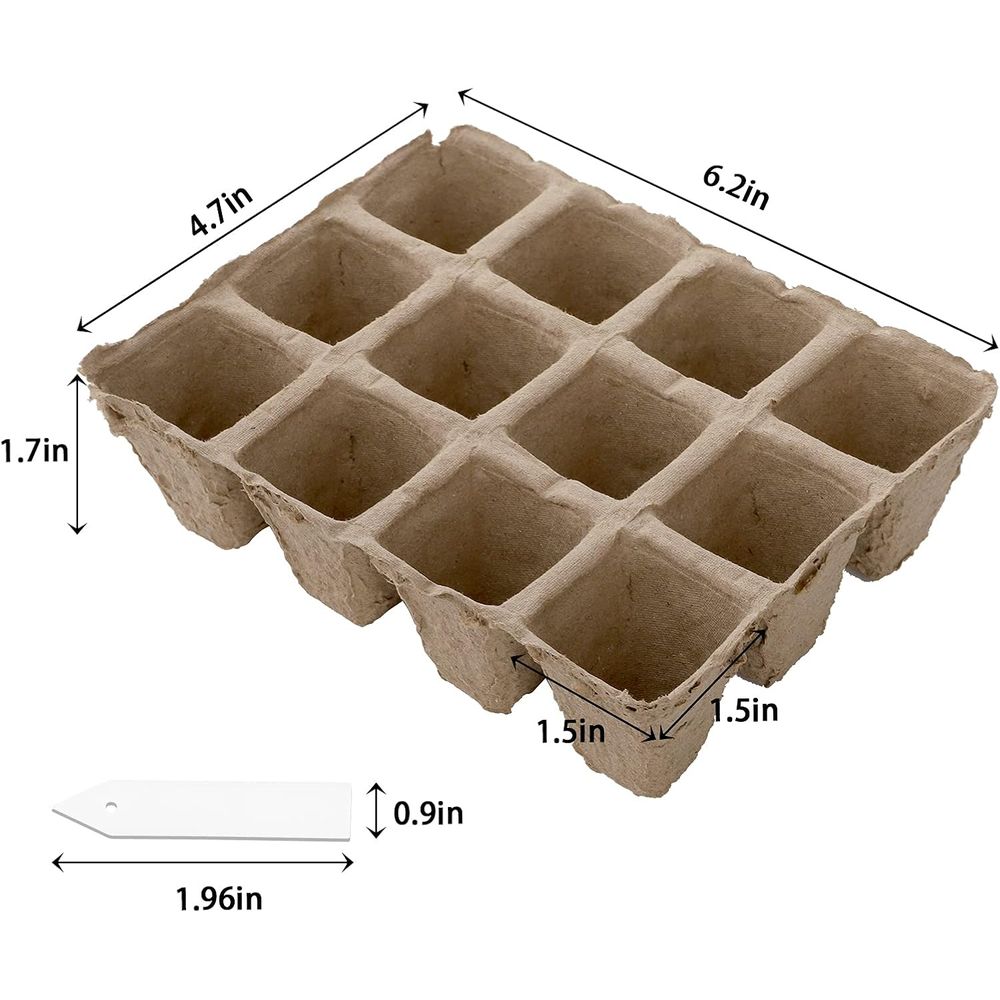ถาดเพาะเมล็ดพีท 40 แพ็ค, ถาดเพ - Seed Starter Trays บทวิจารณ์และราคา
