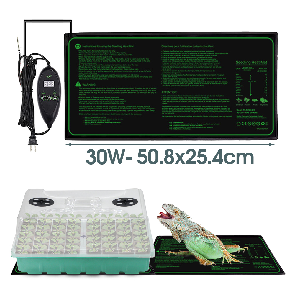 ฤดูหนาวต้นกล้ากล่องแผ่นความร้อ - Seed Starter Trays บทวิจารณ์และราคา