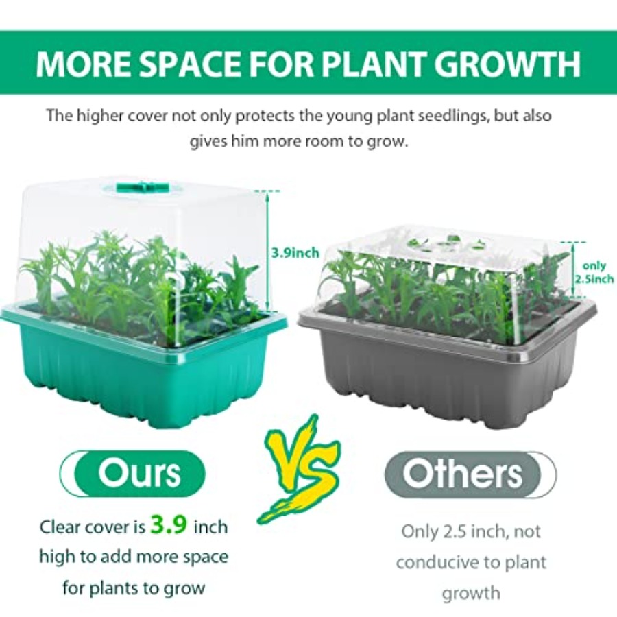 ถาดเพาะเมล็ดพร้อมไฟ, ชุดอุปกรณ - Seed Starter Trays บทวิจารณ์และราคา